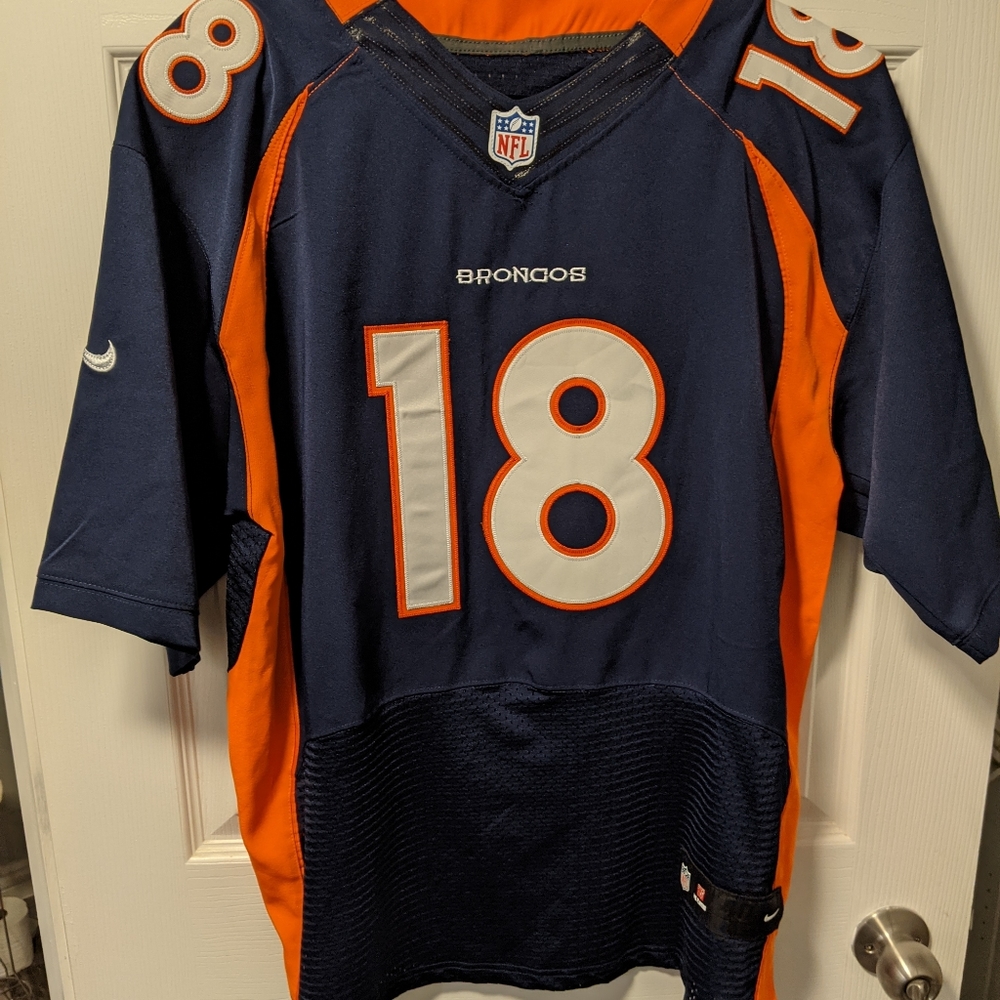 Peyton Manning onfield Denver Broncos